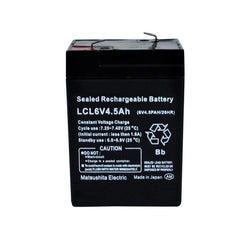 Winland 6 volts 4.5AH 6v Rechargeable Sealed Lead Battery for Emergency Light, Toy Car Replace
