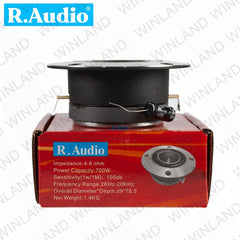R.Audio by Winland Titanium Bullet Tweeter 700w HDTW25-02G