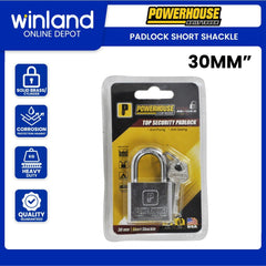 Powerhouse by Winland Security Padlock Short Shackle 30mm | 40mm | 50mm | 60mm(SOLD PER PIECE)