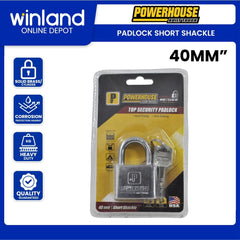 Powerhouse by Winland Security Padlock Short Shackle 30mm | 40mm | 50mm | 60mm(SOLD PER PIECE)