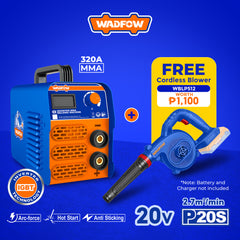 Wadfow 320A / 350A MMA Welding Machine Inverter Portable IGBT with Free Tool