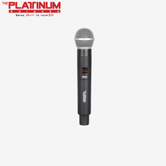 Platinum U20 2-Channel UHF Wireless Microphone System | Dual Handheld Mics with Clear Sound, Long Battery Life & 20m Range
