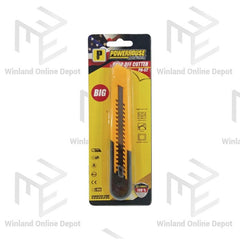 Powerhouse by Winland Snap-Off Utility Blade Cutter Big Knife Quick Point 18mm (PH-62)
