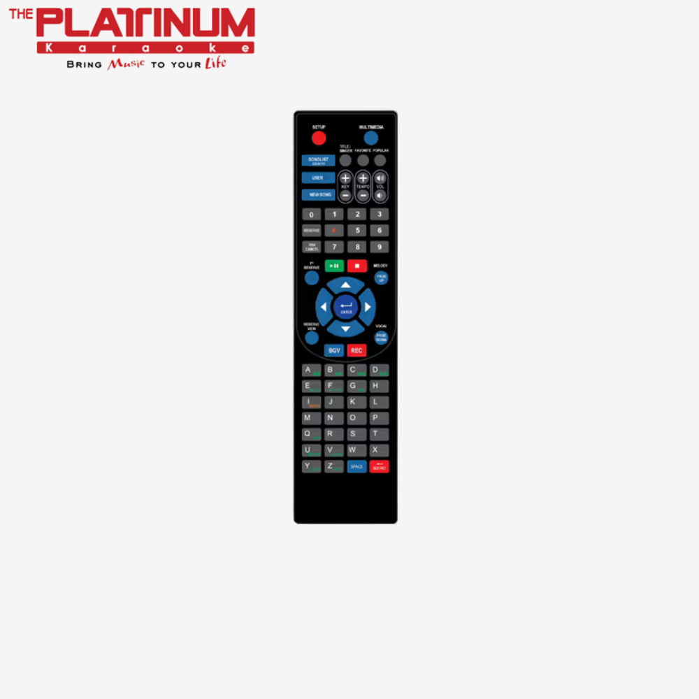 Platinum PTRC-900 Remote Controller | Wireless Control for Major HD-10 Karaoke Player
