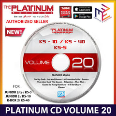 PLATINUM CD for KS-5/10/40 KS-5 by Winland Junior Lite and Platinum KS-10 Junior 2 Vol 11 to Vol 20