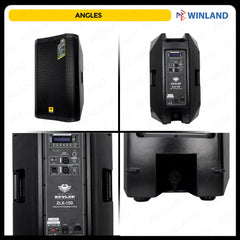 Kevler Professional by Winland ZLX-15D 15" Active Speaker System with USB/Bluetooth/ DSP Control (1 PIECE)
