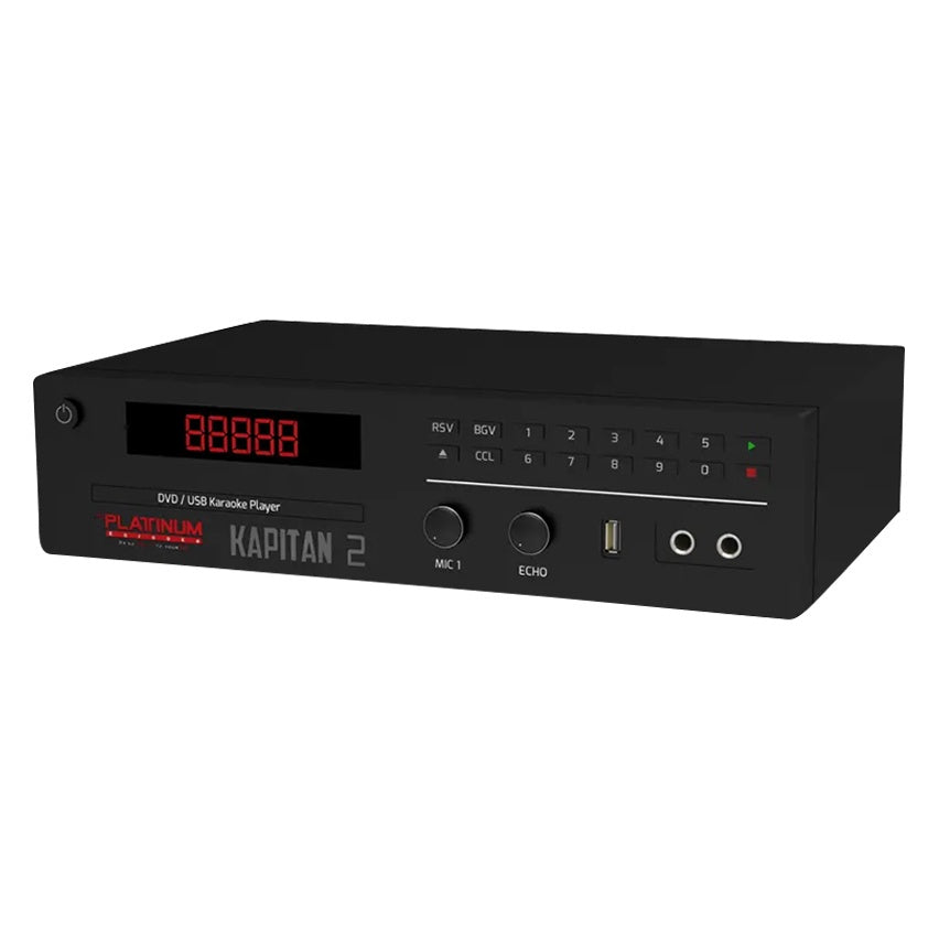 Platinum T-40 KAPITAN T40S Kapitan 2 Black V. 1.5 (w/ Songlist T-Series Songbook P-50 and CD Vol. 82