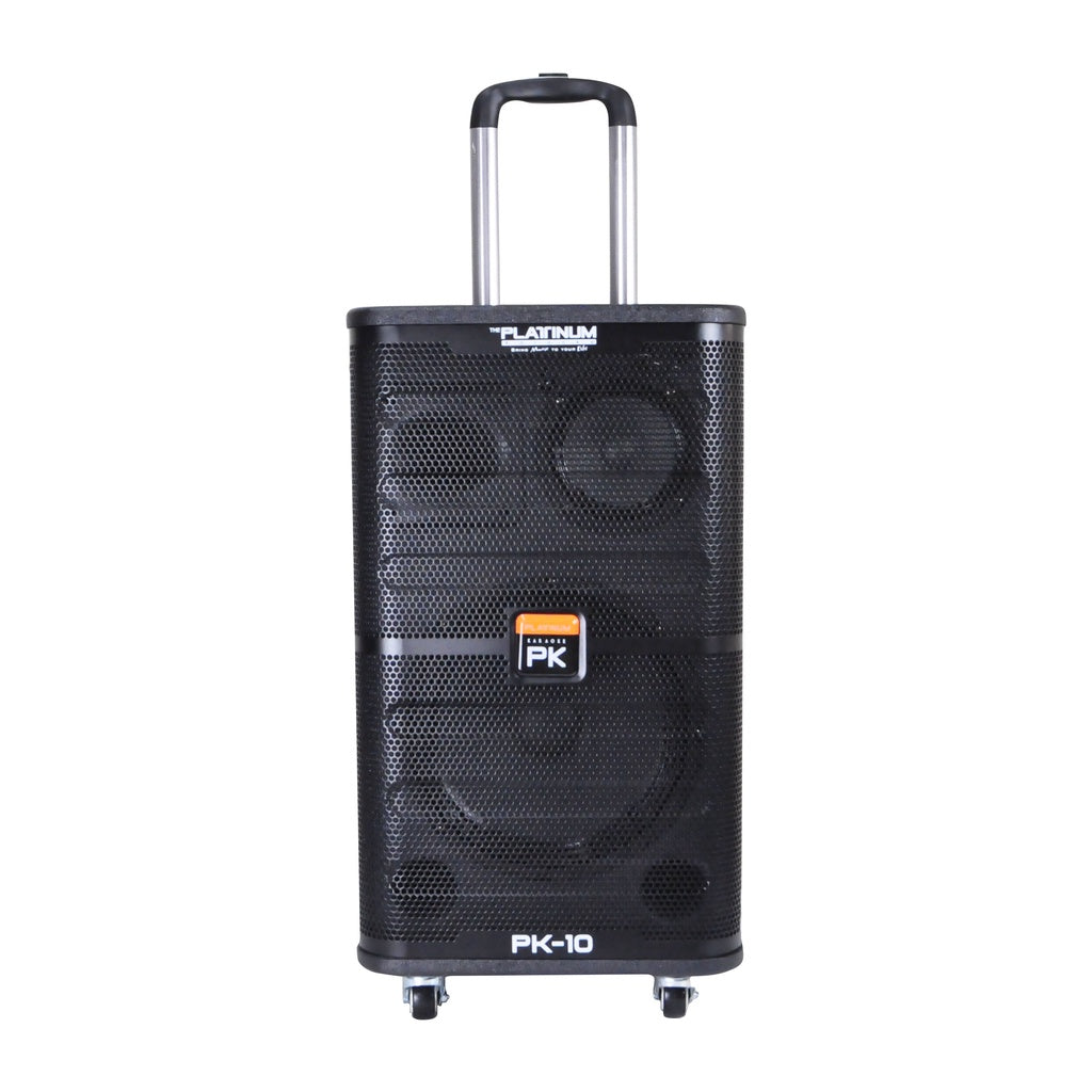 Platinum Original Portable Built-In Karaoke Trolley Speaker with Thousands songs PK-10 •OSOS•