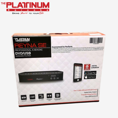 Platinum Reyna SE Karaoke Player | Professional DVD Karaoke System with 17,622 OPM & English Songs, Recording Function, and Dual Mic Inputs