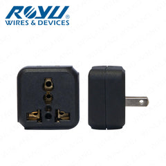 Royu by Winland International Outlet + Flat Pin Outlet Adapter (250V / 10A) REDPL206