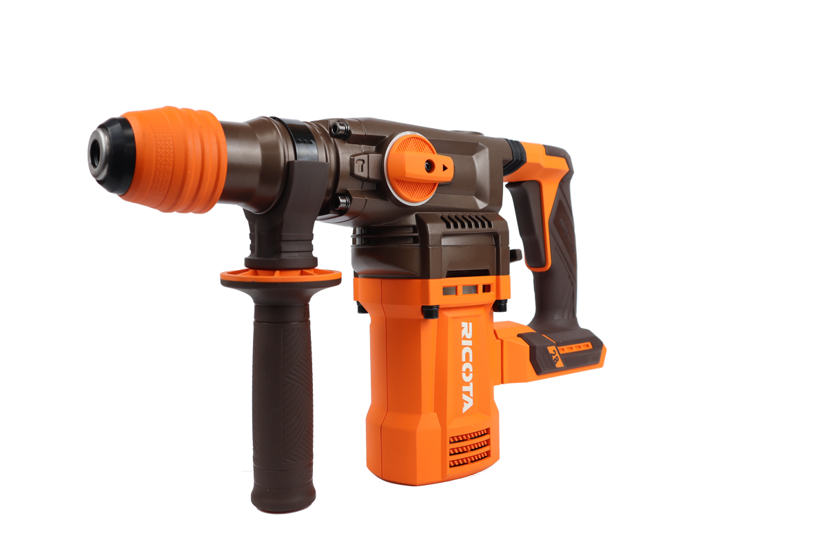 Ricota E25X Brushless Cordless Rotary Hammer 25V 4.5J with 3 Function & SDS Plus Chuck System