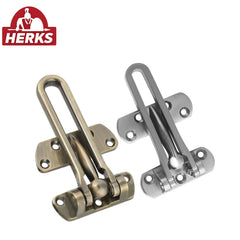 HERKS by Winland Satin Nickel / Antique Brass HERKS Double lock-Door Guard
