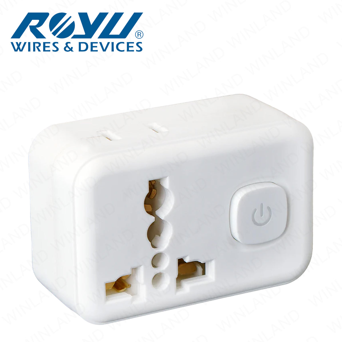 Royu by Winland Universal Adapter (International + Flat Pin Outlets Adapter ) (250V / 10A) REDPL126
