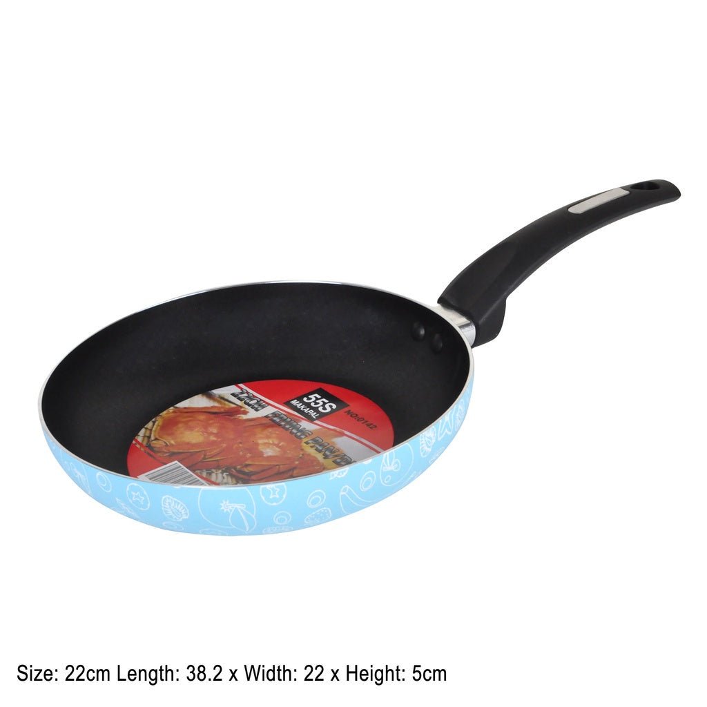 555 22cm Non - stick Frying Pan Forged Aluminum Cookware 0142 - Winland Depot