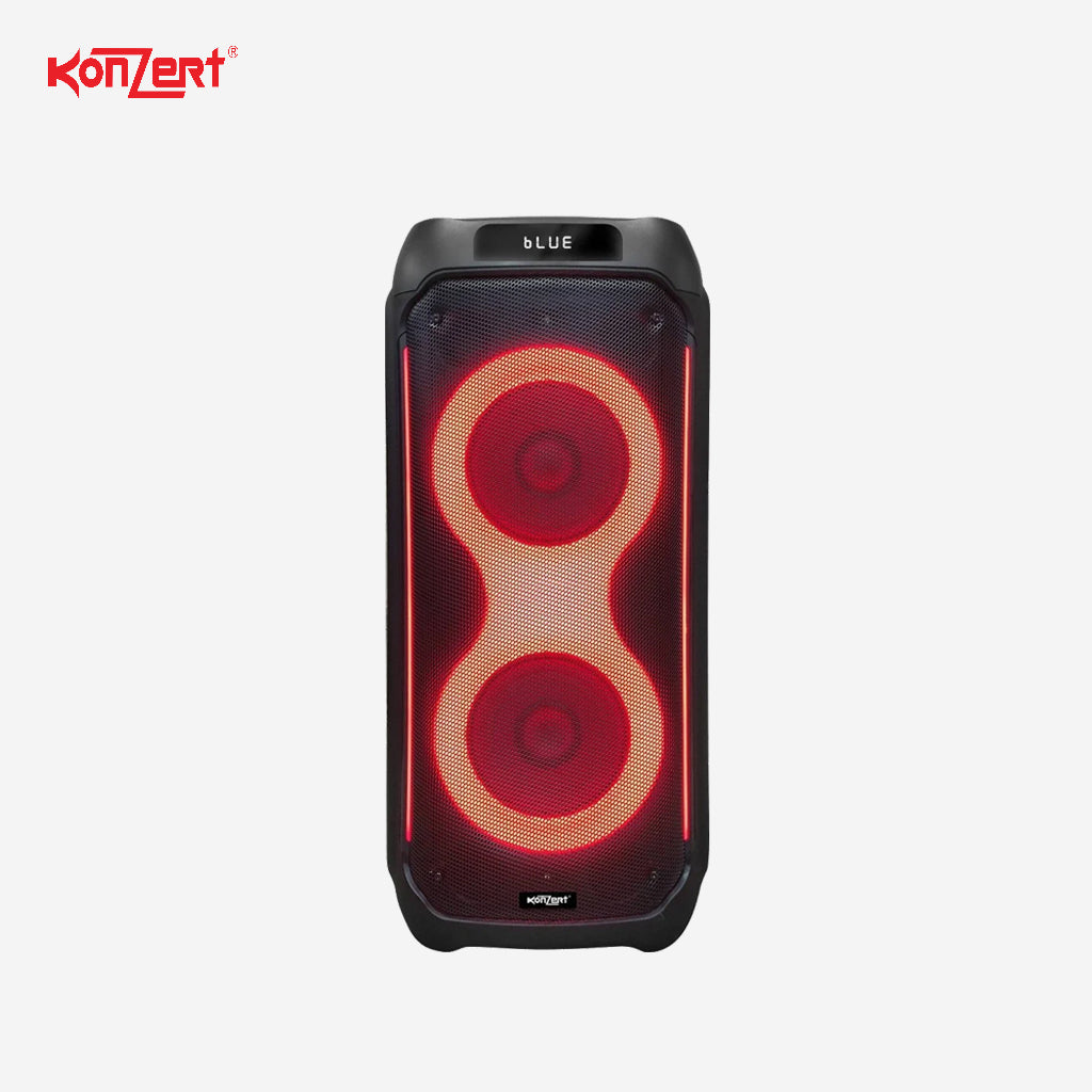 Konzert 2 x 8" Party Speaker System w/ Bluetooth+TWS, USB/microSD, Aux-in,FM Radio-5800W