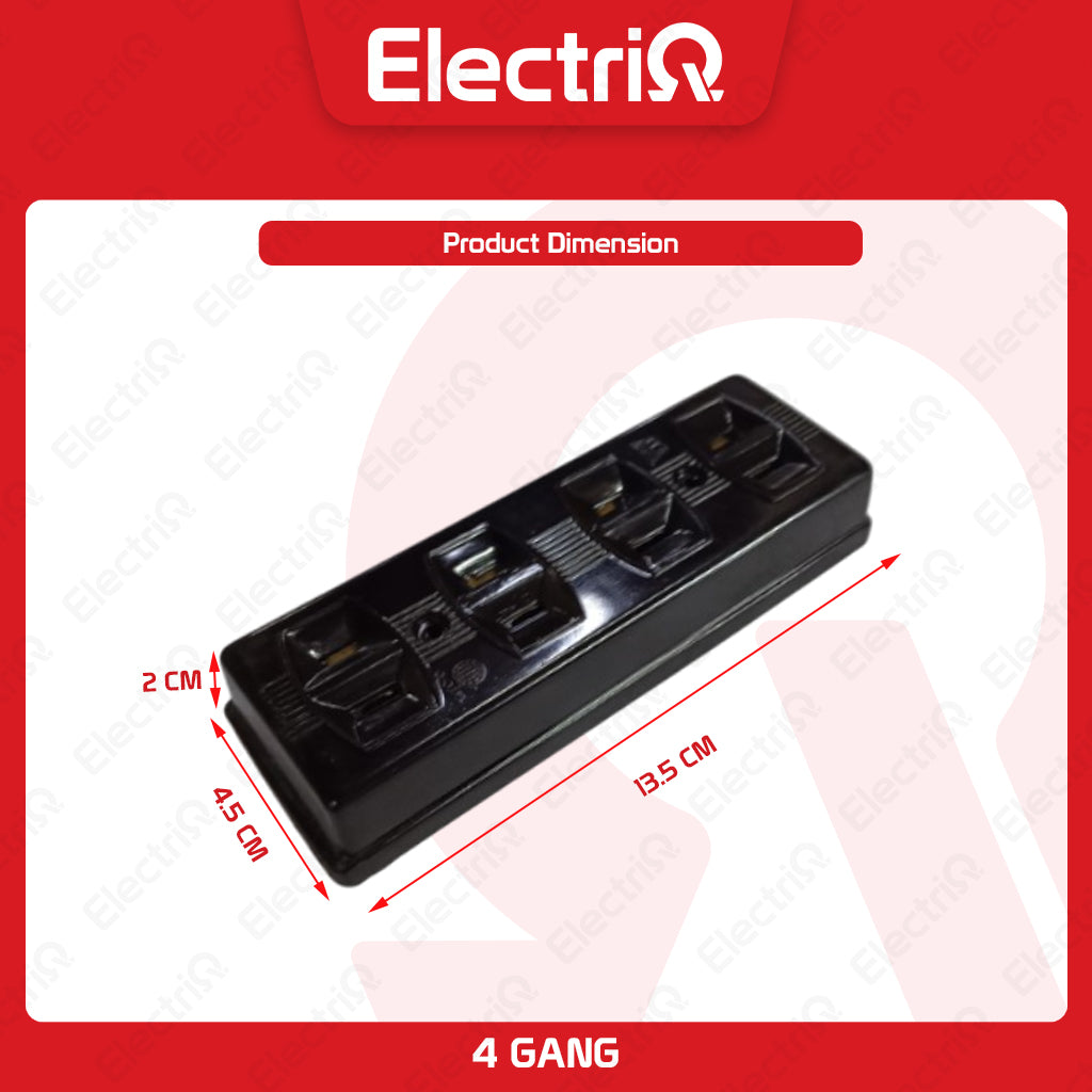 Electriq Surface Type Triple / Quadruple Convenience Outlet