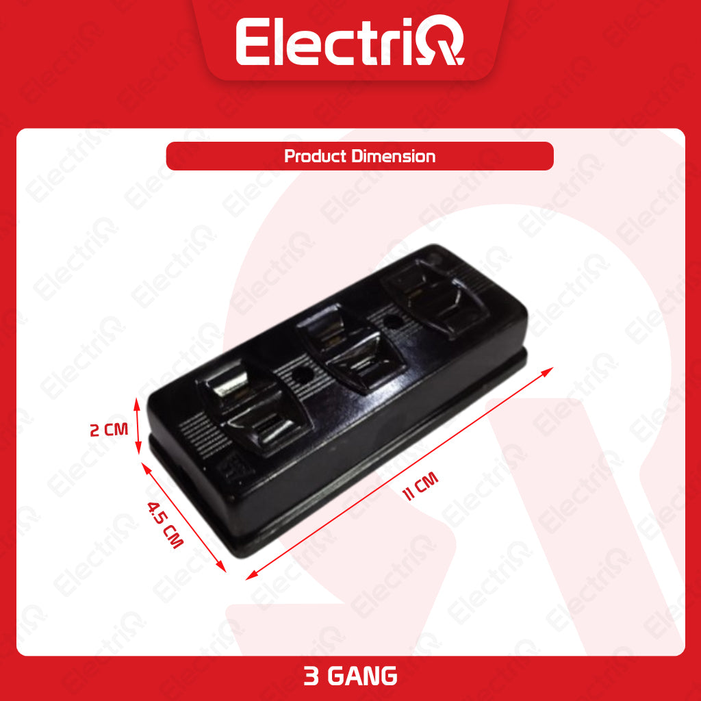 Electriq Surface Type Triple / Quadruple Convenience Outlet
