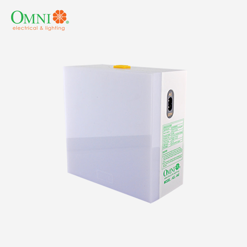 Omni by Winland LED Rechargeable Emergency Light Square with USB Charger AEL-640