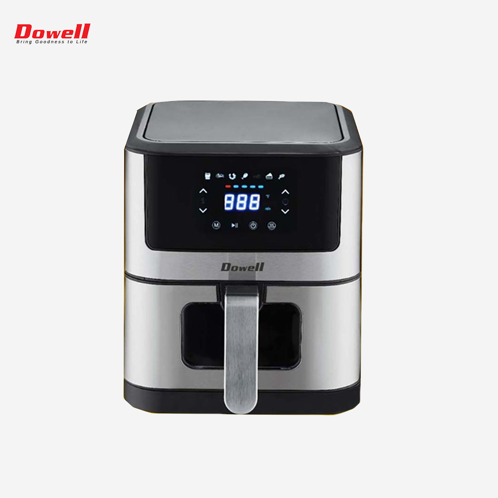 DOWELL 6.0Liters Air Fryer with Digital Touch Display 1500 Watts AF-6DW