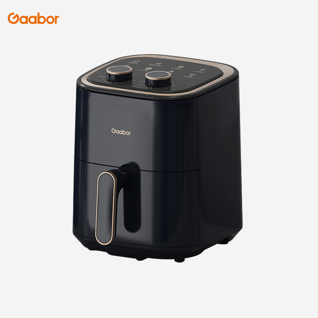 Gaabor 3.5Liters Air Fryer Double Control Knob Automatic Power-Off 8Function Menus 1400W