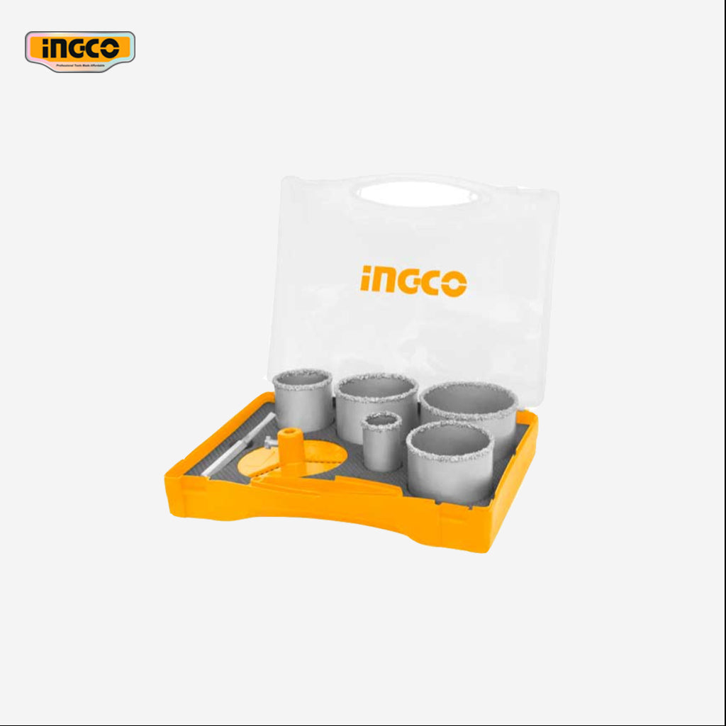 Ingco Carbide Gritted Hole Saw Set AKCH0071