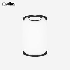 Masflex Non-slip Cutting / Chopping Board in Black Made of Durable Plastic Material