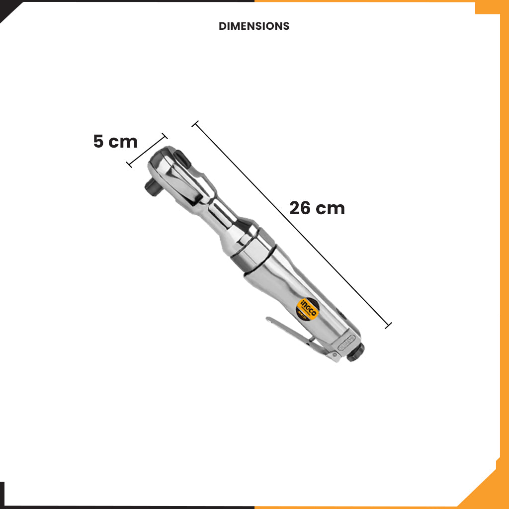 Ingco 1/2" Air Ratchet Wrench ARW121