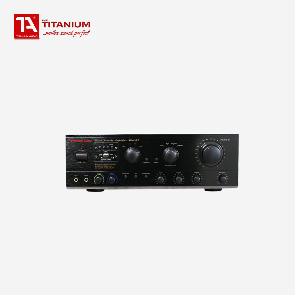 Titanium Audio AV-602BT Stereo Integrated Amplifier 500W x 2 Bluetooth/USB 5.1 Surround