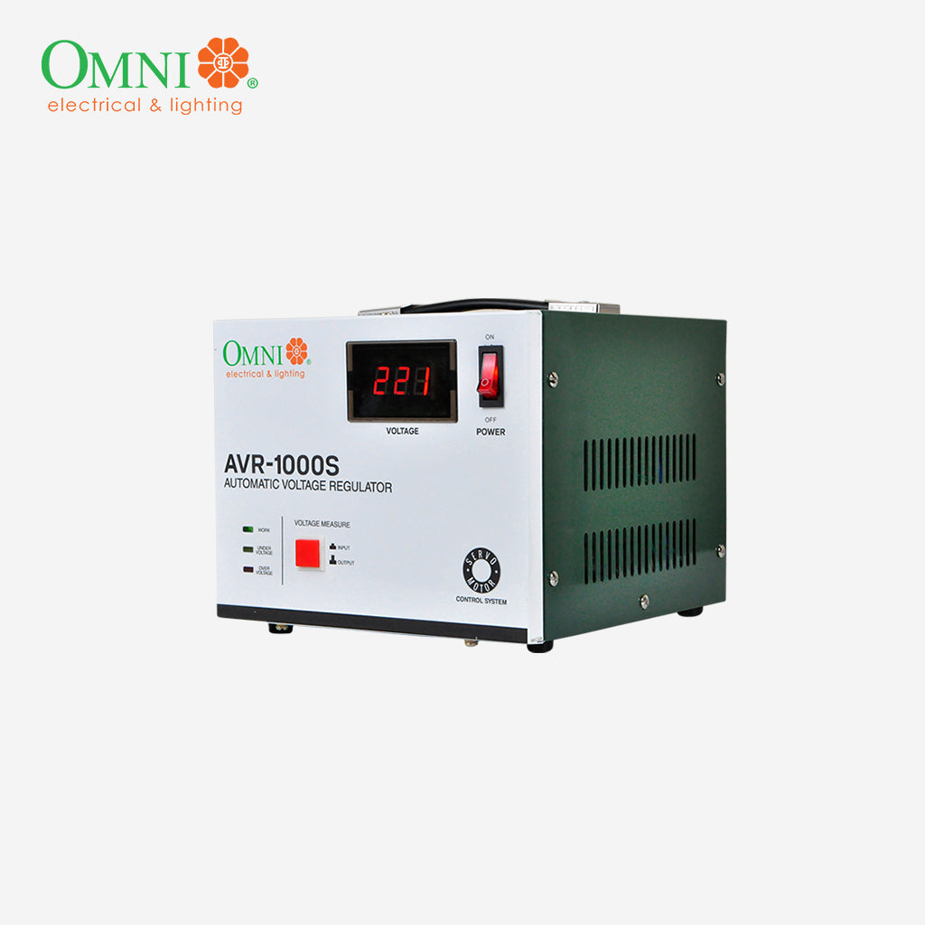 Omni by Winland AVR Servo Motor Automatic Voltage Regulator 1000W AVR-1000S