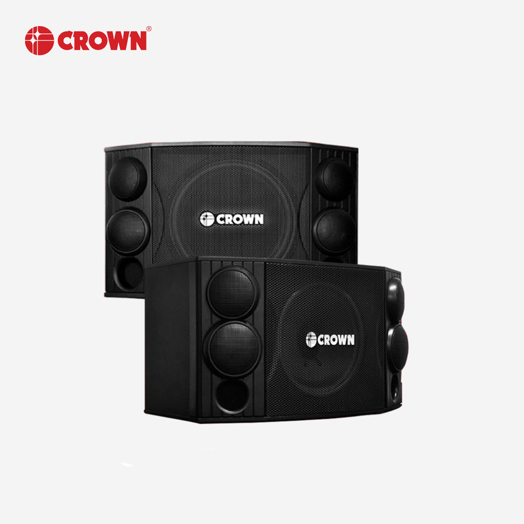 Crown 3-Way Karaoke Speaker System 600 watts BF-106 (2)pieces per order