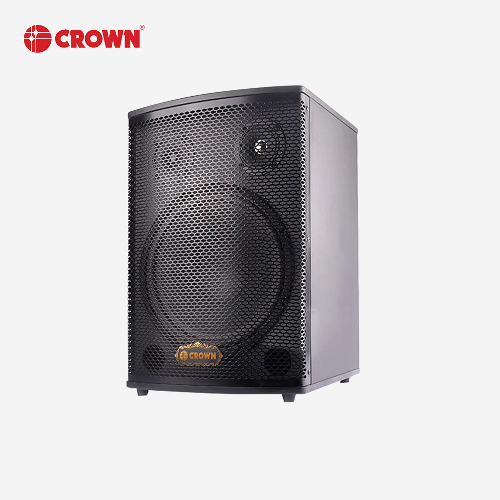 Crown 2pcs 12inch 3-Way Karaoke and Videoke Passive Audio Speaker System BF-312