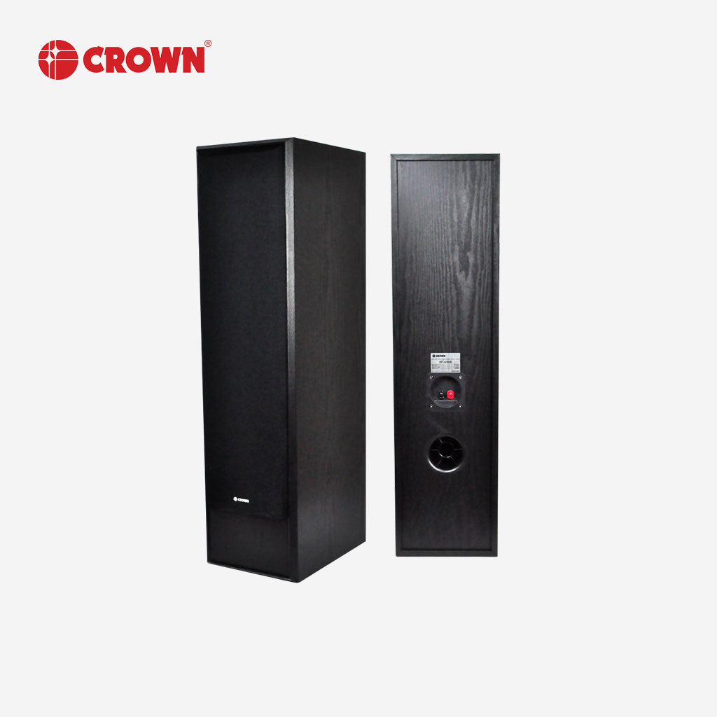 Crown 2pcs 3-Way High Power Floor Standing Speaker System BF-646B