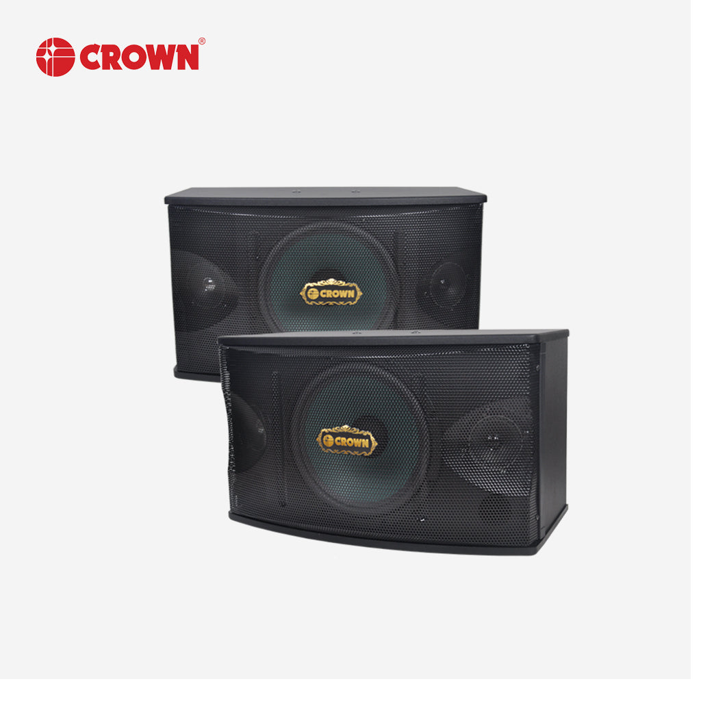 Crown 2pcs 3-Way Karaoke Speaker System 300 Watts BF-803