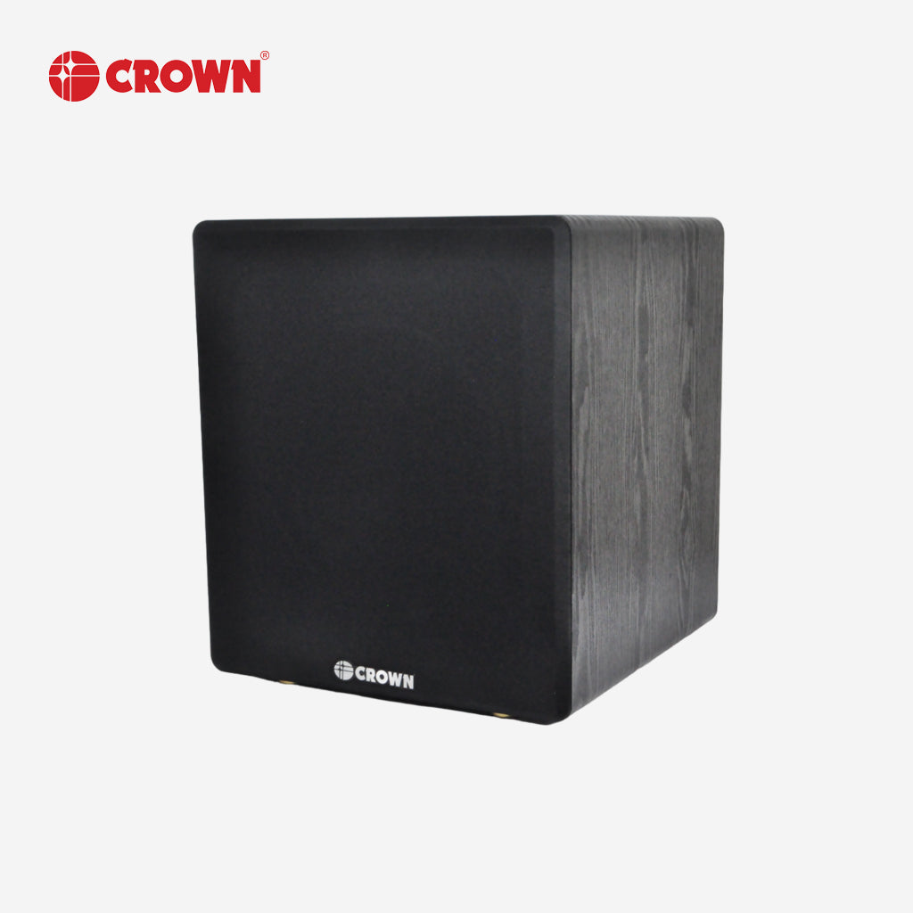 Crown 12inch Active Subwoofer 350W, 4~8 ohms, 50Hz-150Hz w/ Adjustable Phase Knob BW-12