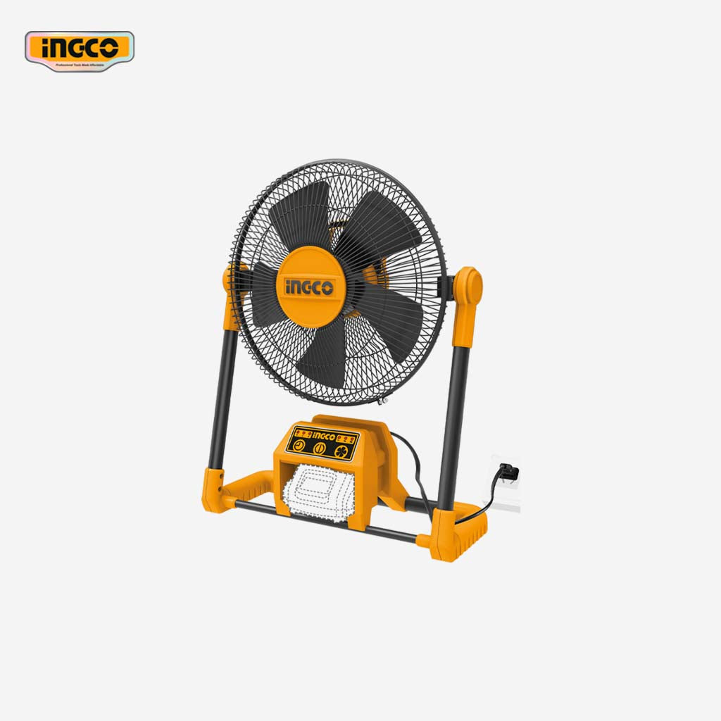 Ingco by Winland P20S 20V Lithium-Ion Cordless Electric Fan 20V CFALI2001