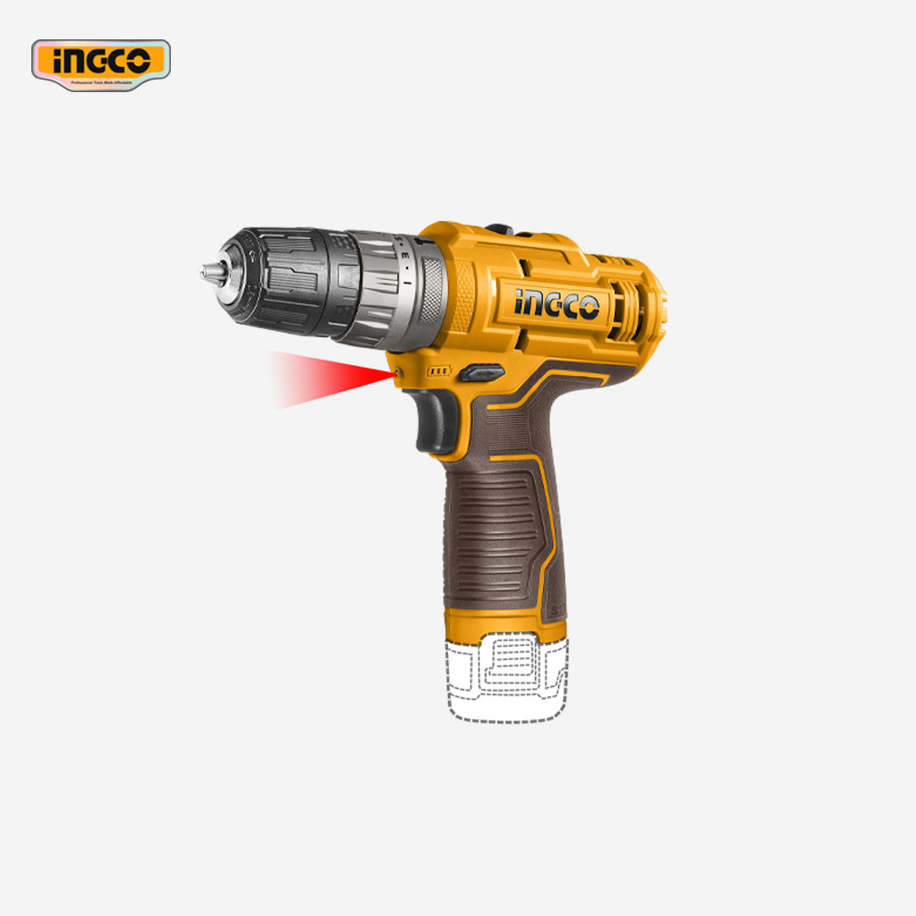 Ingco Ingco Lithium-Ion Cordless Impact Drill 12V / S12 COSLI23114 ING-CT