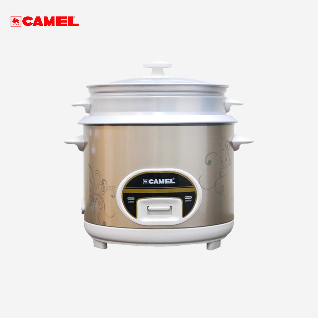 Camel Appliances 2.2 Liter / 12 Cups Rice Cooker with Steamer CRC-2201S