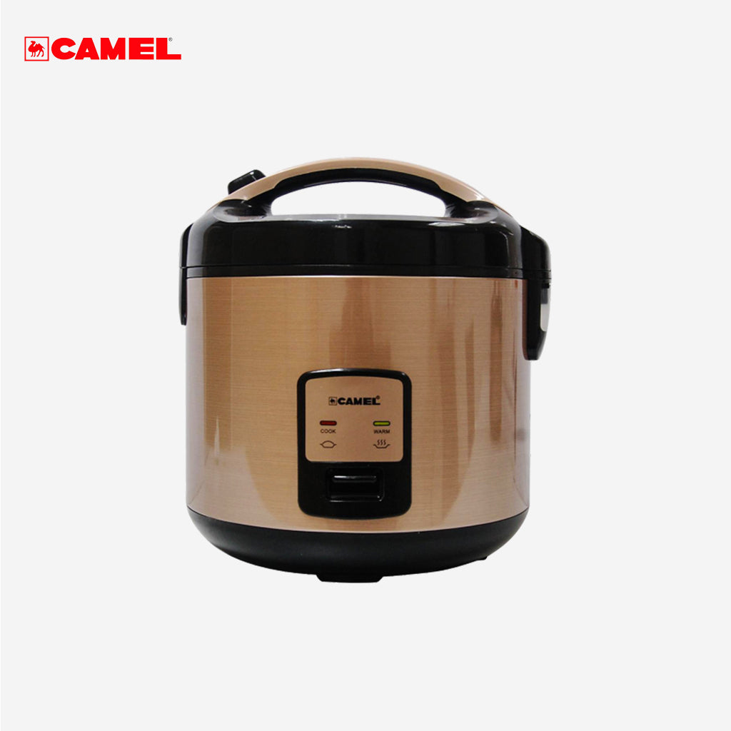 Camel 1.8 Liter / 10 Cups Elegant Rice Cooker with Steamer and Automatic Cook-Warm System