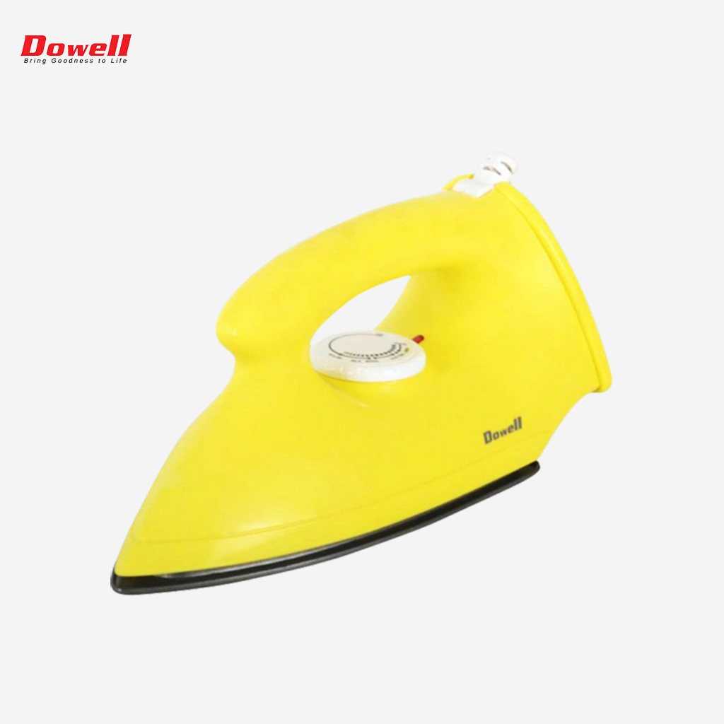 Dowell Flat Dry Iron for Clothes Non-stick Lightweight DI-741NS