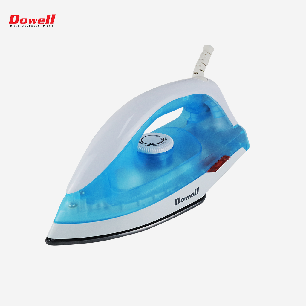 Dowell 1000W Non-Stick Dry Iron / Flat Iron w/ 5 ironing levels DI-749NS(BLU)