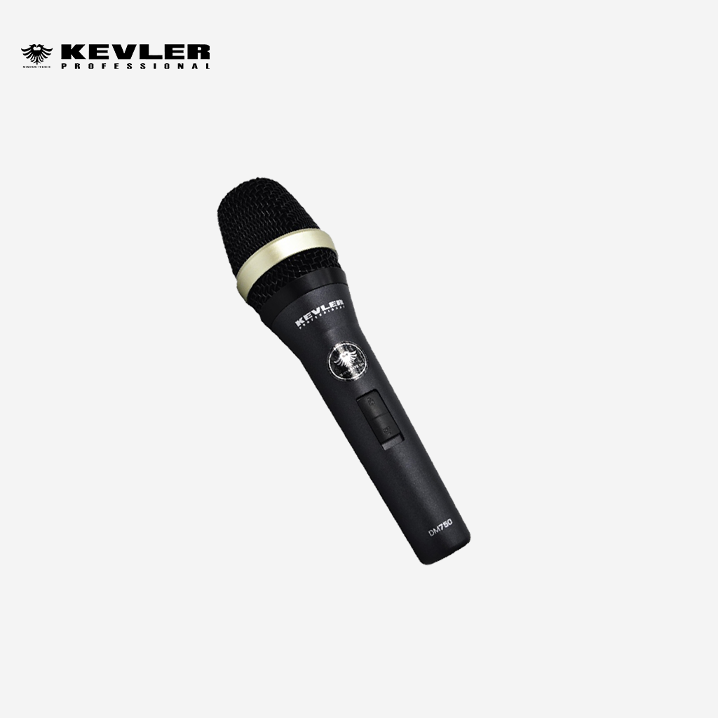 Kevler DM750 Precision Crafted Dynamic Microphone Mic for Videoke with 10 Meter Wire