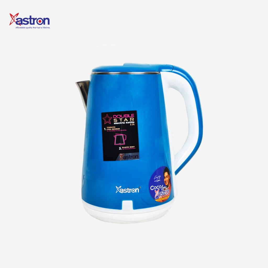 Astron Double Star Double Layer Electric Kettle Water Heater 2.2L 1800watts