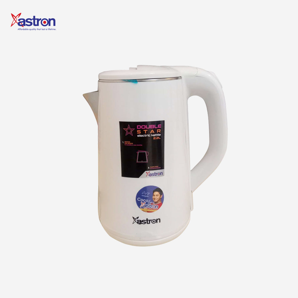 Astron Double Star Double Layer Electric Kettle Water Heater 2.2L 1800watts