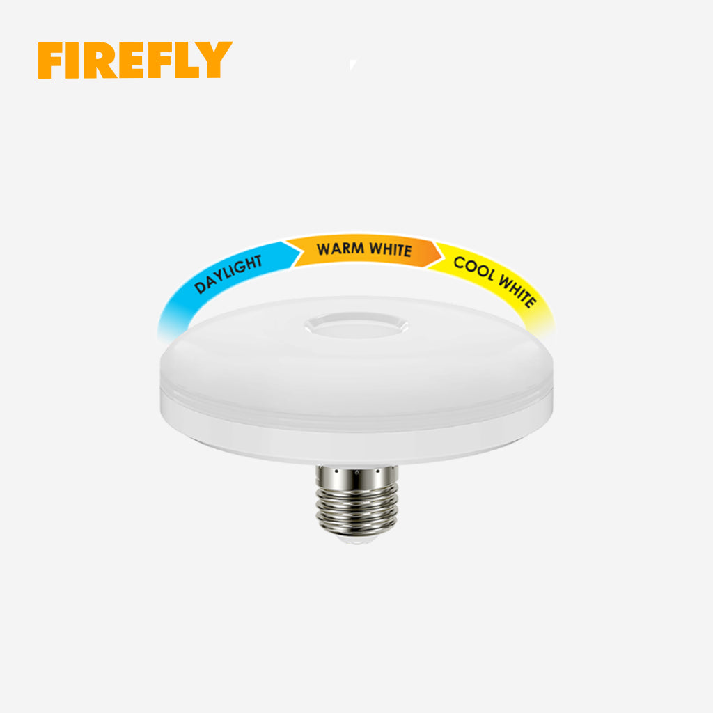 Firefly by Winland 3-Colors UFO LED Bulb Light Functional Basic Series LED Ceiling Lamp