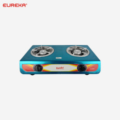 Eureka Stainless Steel Body Double Burner Single Jet System Gas Stove EGS-D650