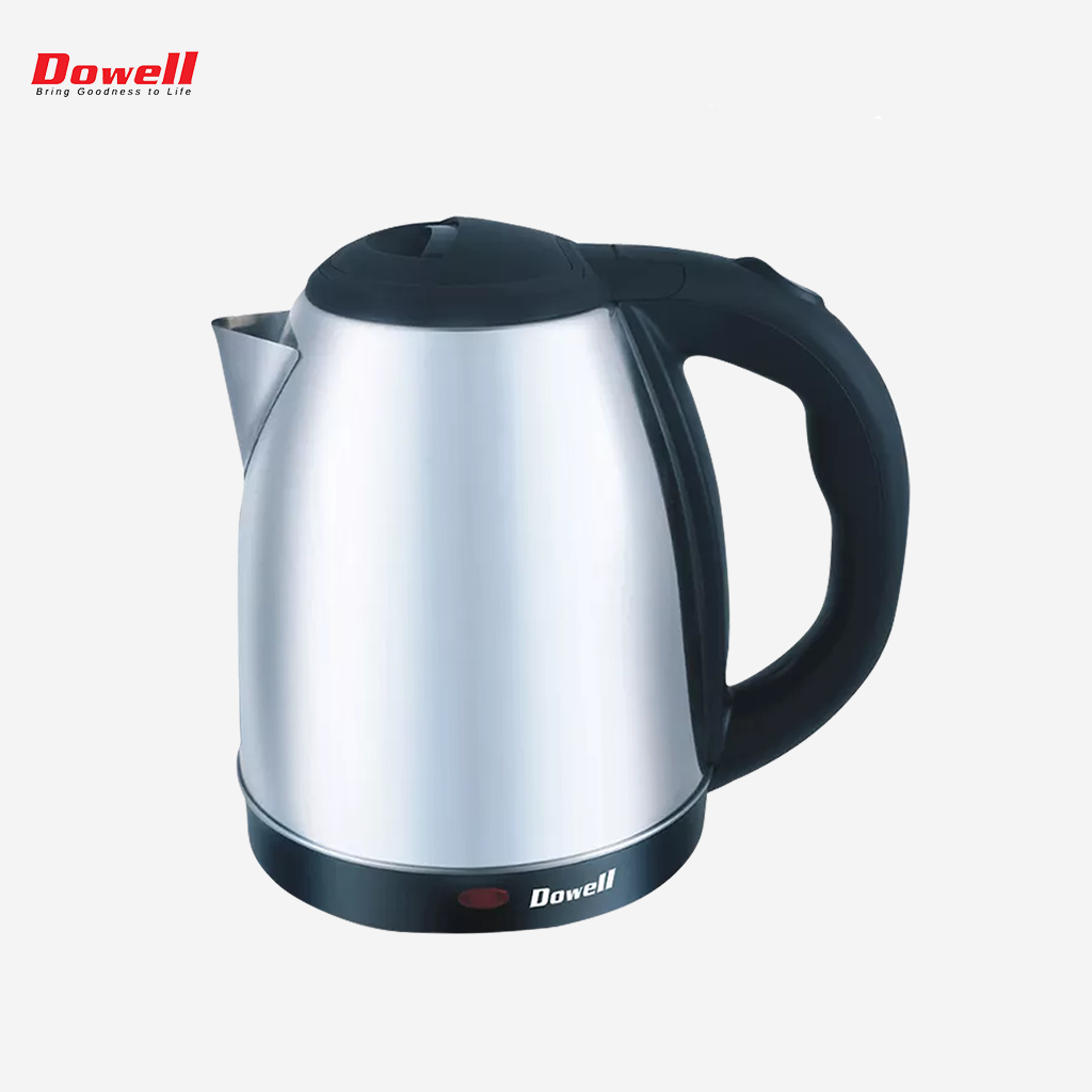 Dowell Stainless steel Electric Kettle Water Heater 1.8L w/ Auto Shut Off EK-181S