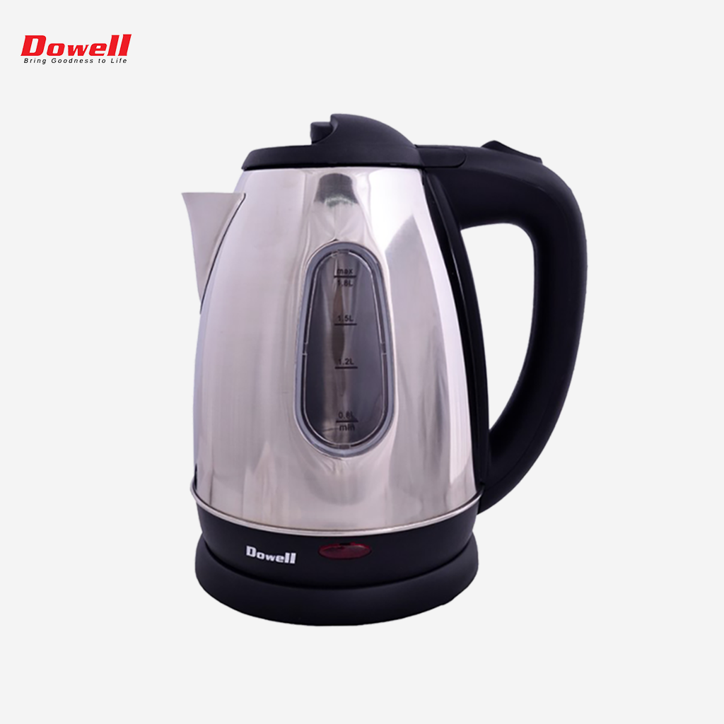 Dowell Stainless Electric Kettle Water Heater 1.8 L EK-188S