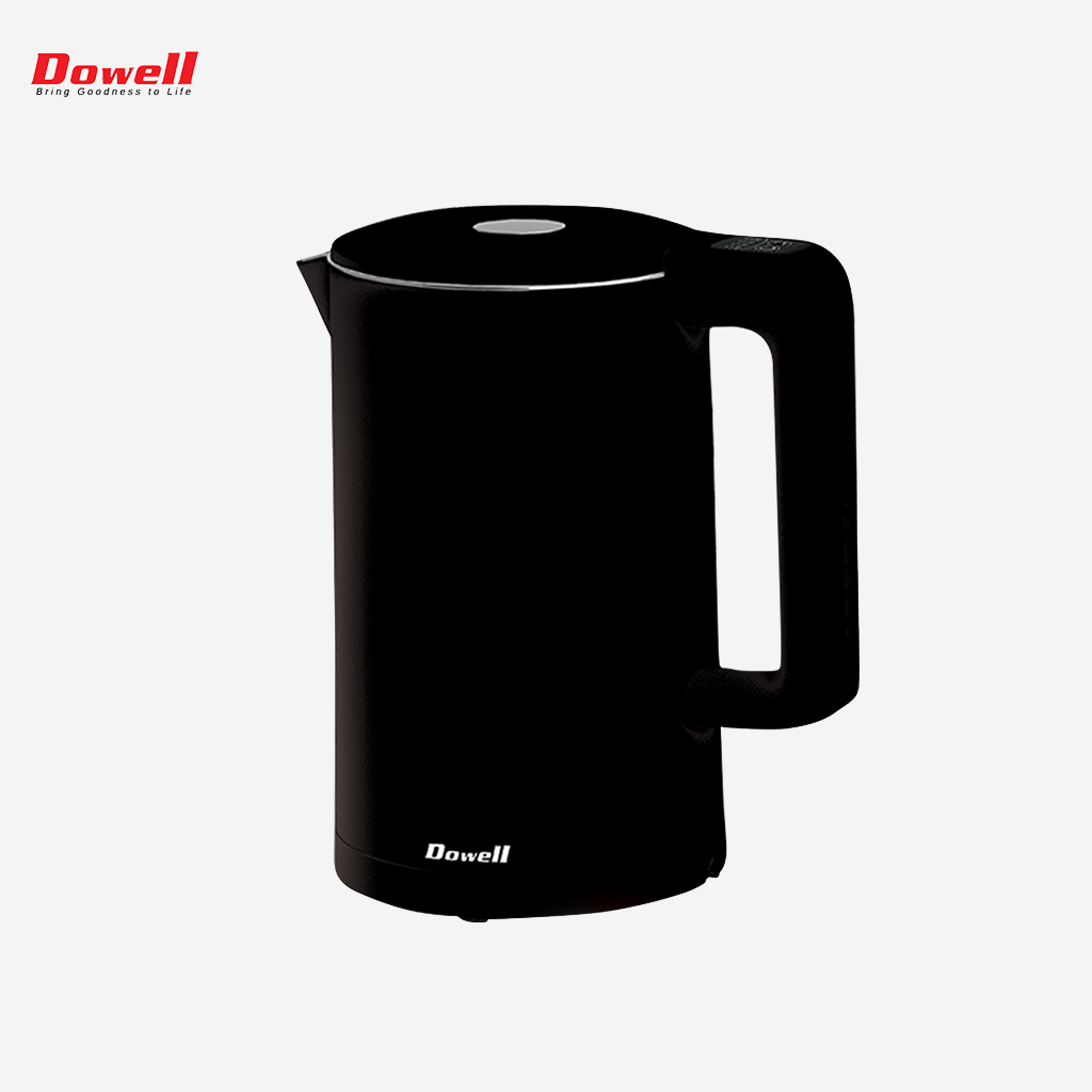 Dowell 1.7L Electric Kettle with 5 Temperature Selection EK-217T(BLACK)