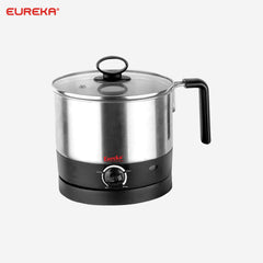 [98]EUREKA 1.5L Multi-Cooker Electric Kettle Water Heater with Stainless Steamer EMC-1.5LS