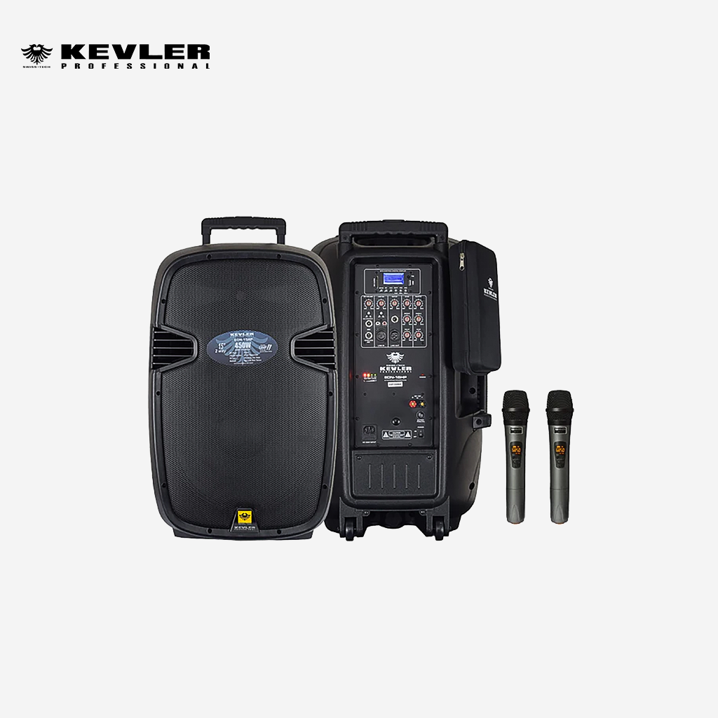 Kevler 15inch 2Way Full Range Portable PA Active Loud Speaker System 450W (1PCS) EON-15HP